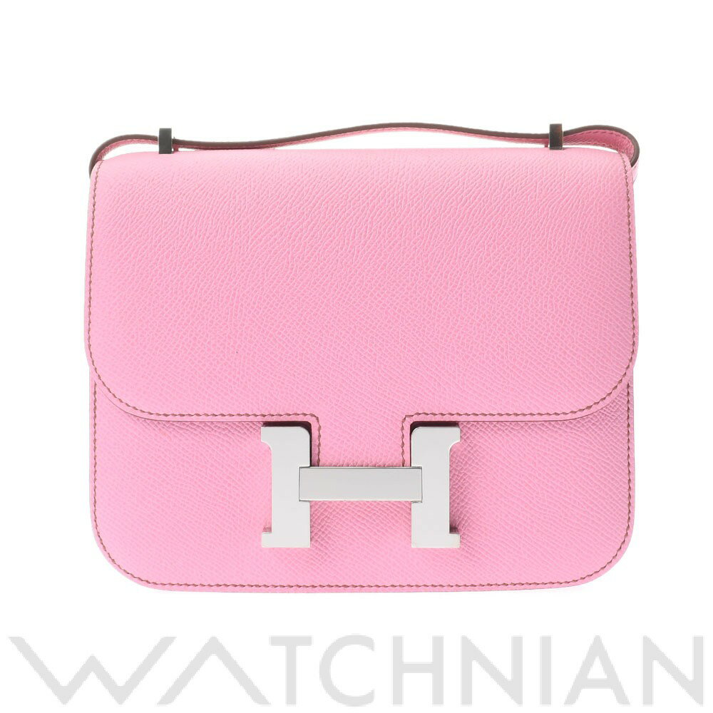 【新品】 エルメス HERMES コンスタンス ミニ18 ピンク/パラジウム金具 ヴォーエプソン レディース ショルダーバッグのサムネイル