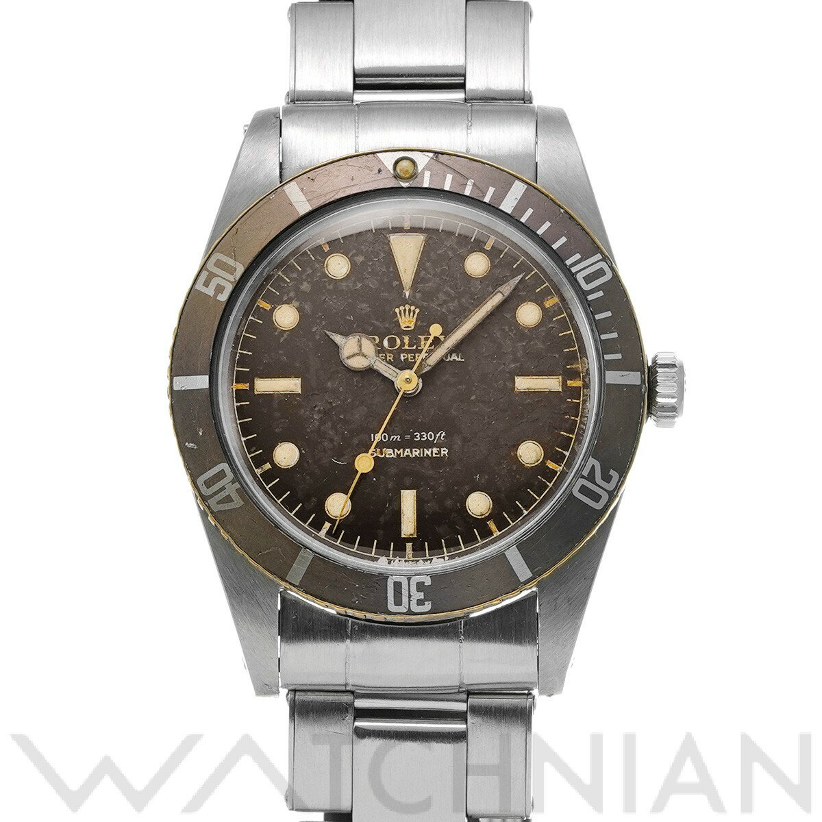 【4種選べるクーポン】【ローン60回払い無金利】【中古】 ロレックス ROLEX サブマリーナ 5508 ****82(1958年頃製造) ブラウンミラー メンズ 腕時計