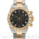 【中古】 ロレックス ROLEX コスモグラフ デイトナ 116523G Y番(2002年頃製造) ブラック/ダイヤモンド メンズ 腕時計