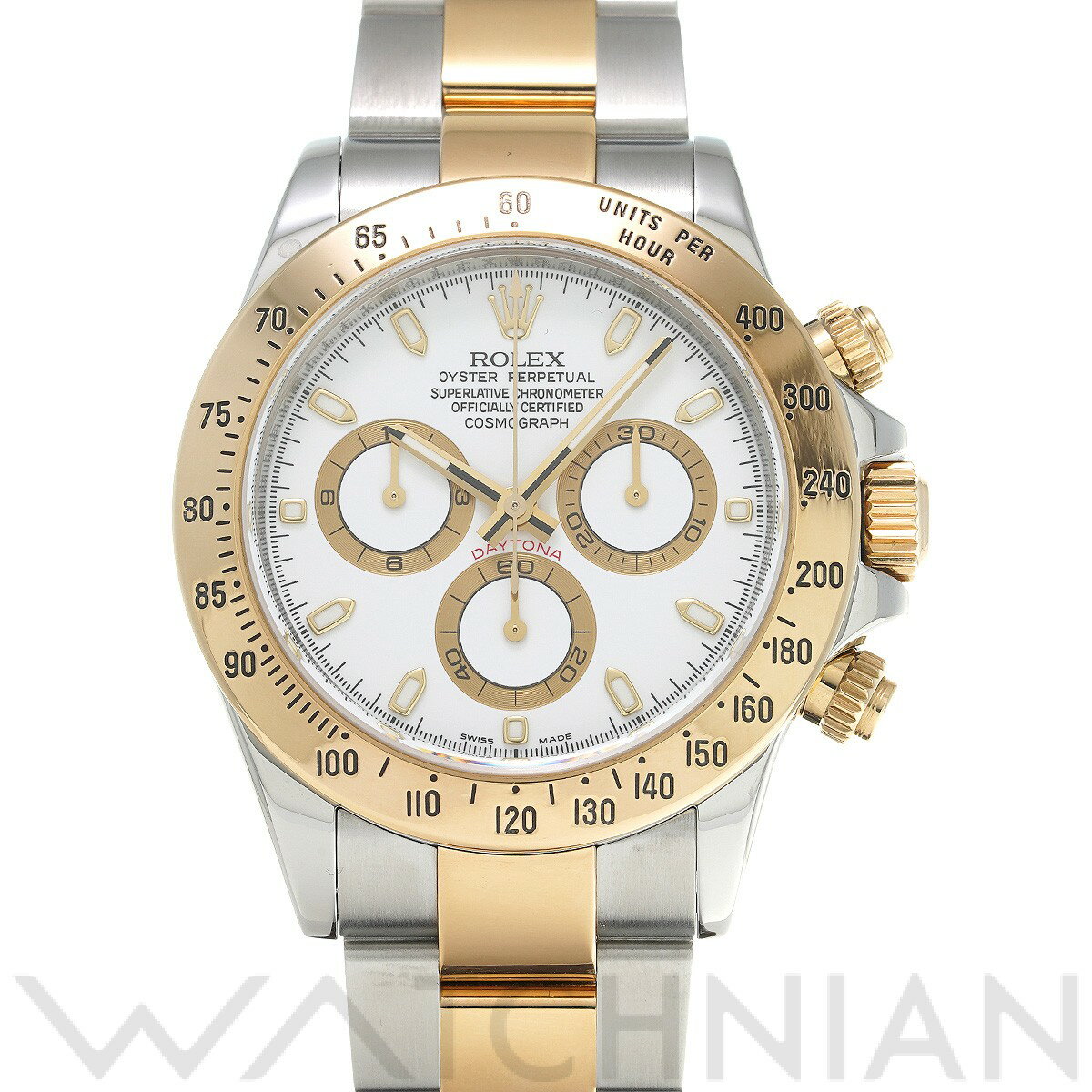 【中古】 ロレックス ROLEX コスモグラフ デイトナ 116523 M番(2008年頃製造） ホワイト メンズ 腕時計