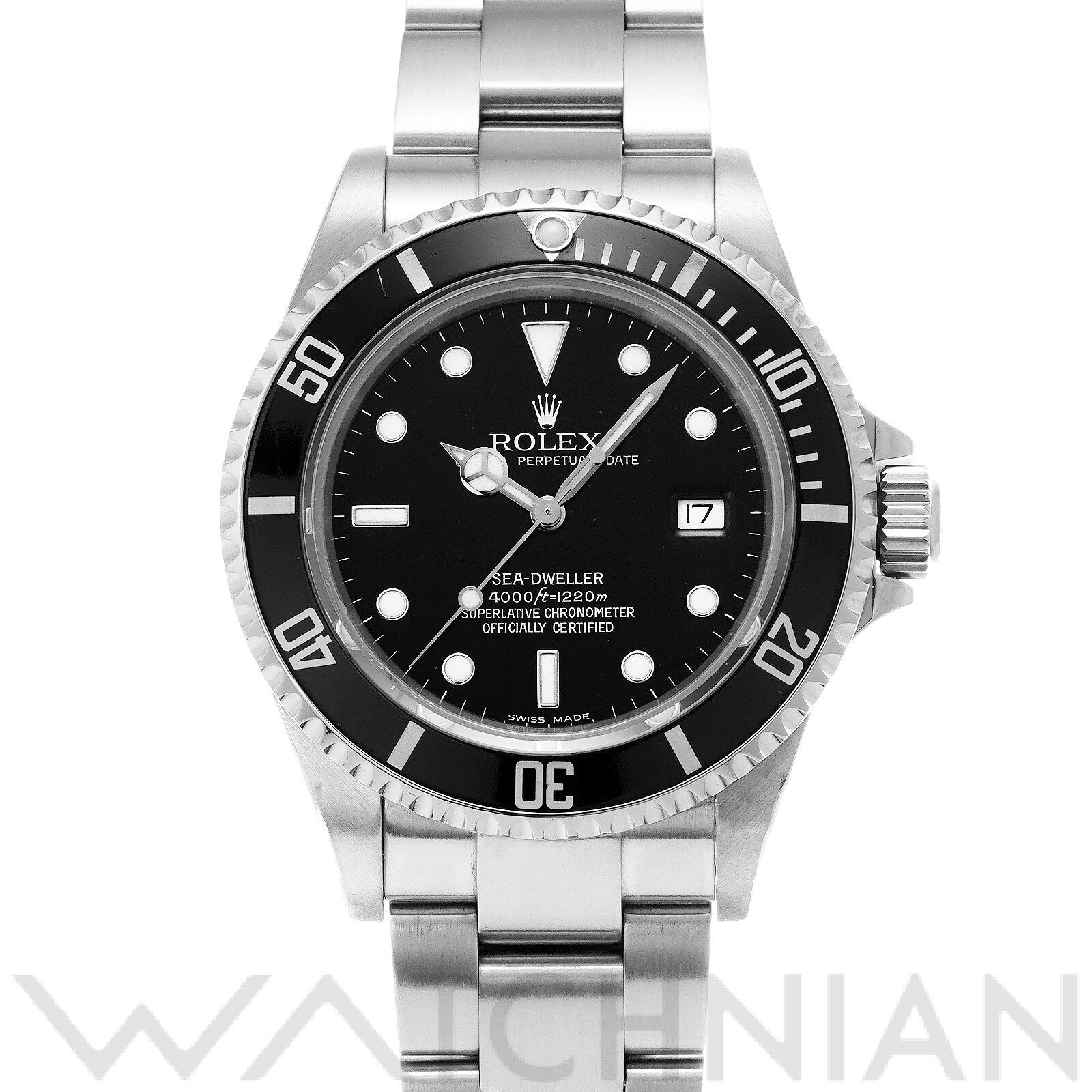 【中古】 ロレックス ROLEX シードゥエラー 16600 F番(2004年頃製造) ブラック メンズ 腕時計