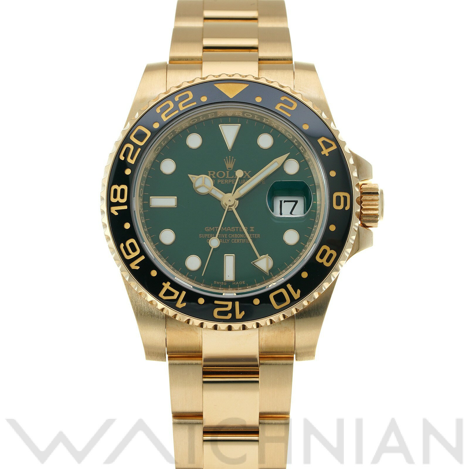 【中古】 ロレックス ROLEX GMTマスターII 116718LN Z番(2007年頃製造) グ ...