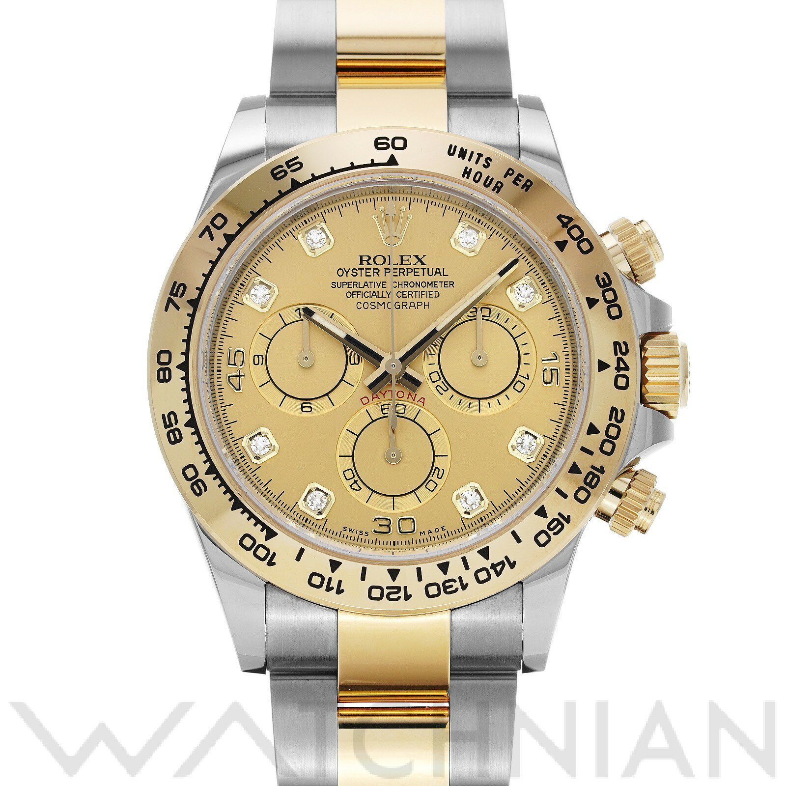 【中古】 ロレックス ROLEX コスモグラフ デイトナ 116503G ランダムシリアル シャンパン/ダイヤモンド メンズ 腕時計