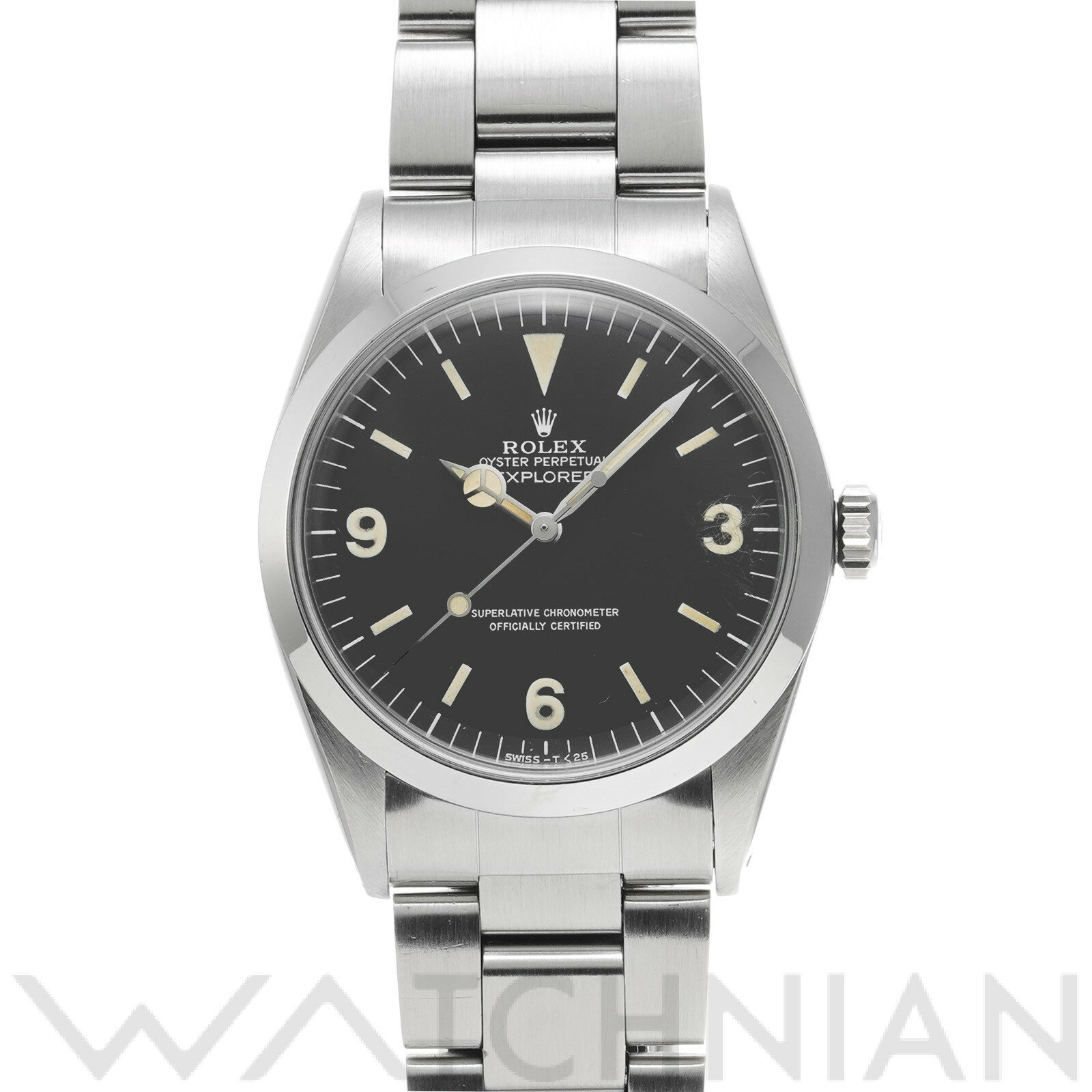 【ローン60回払い無金利】【中古】 ロレックス ROLEX エクスプローラー 1016 34番台(1973年頃製造) ブラック メンズ 腕時計 黒 ブランド ロレックス腕時計 ウォッチ 高級腕時計