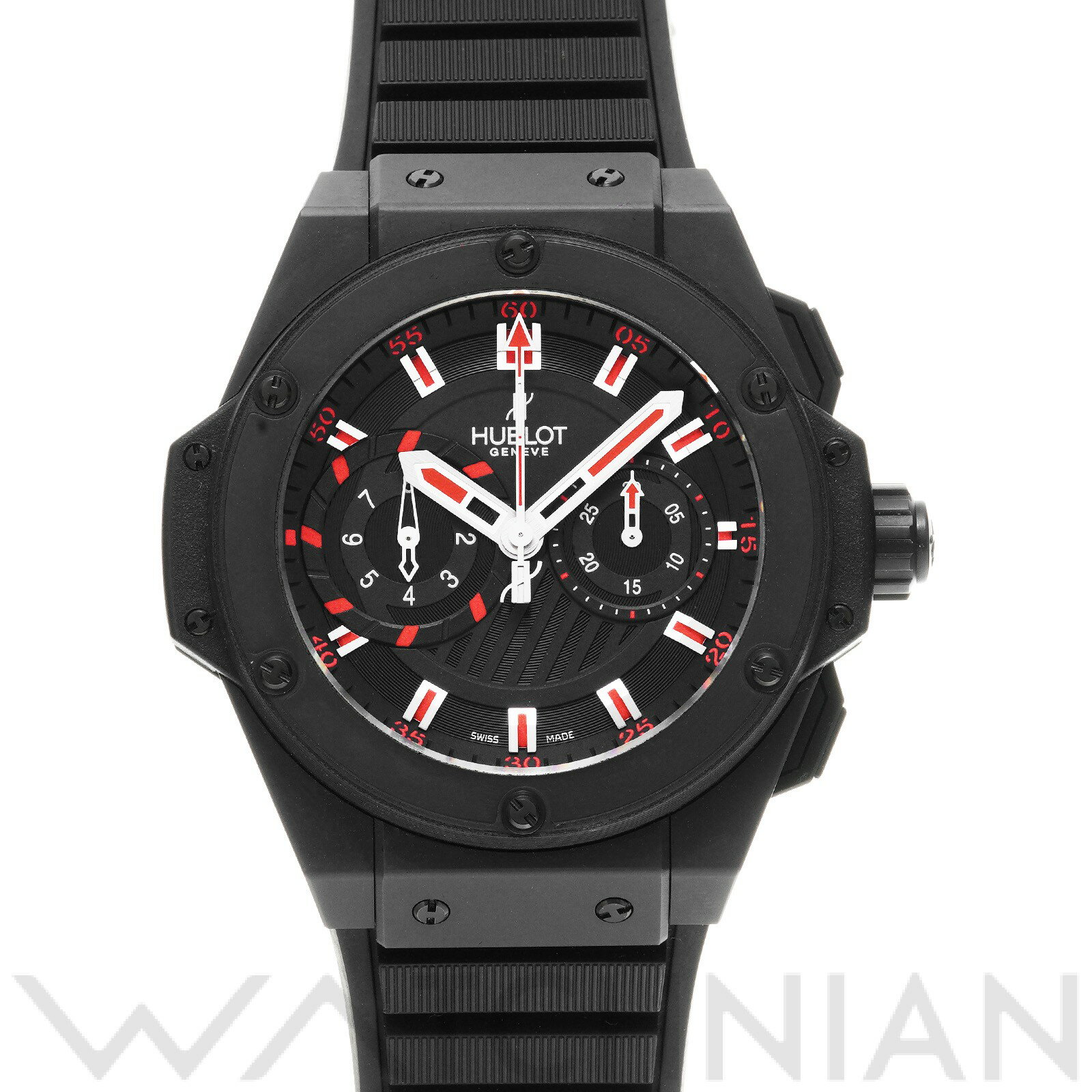 【中古】 ウブロ HUBLOT キングパワー フドロワイヤント ブラックマジック 715.CI.11 ...