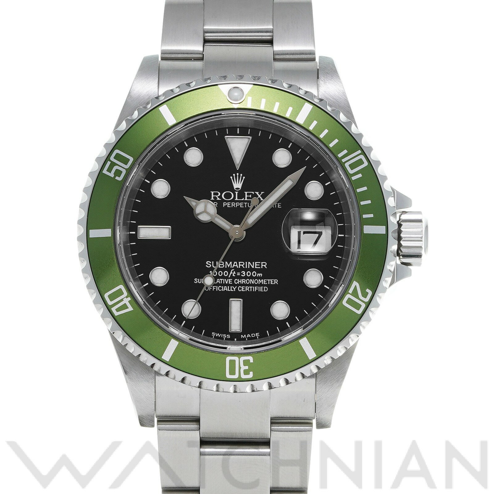 【中古】 ロレックス ROLEX サブマリーナ デイト 16610LV Y番(2003年頃製造) ブラック メンズ 腕時計