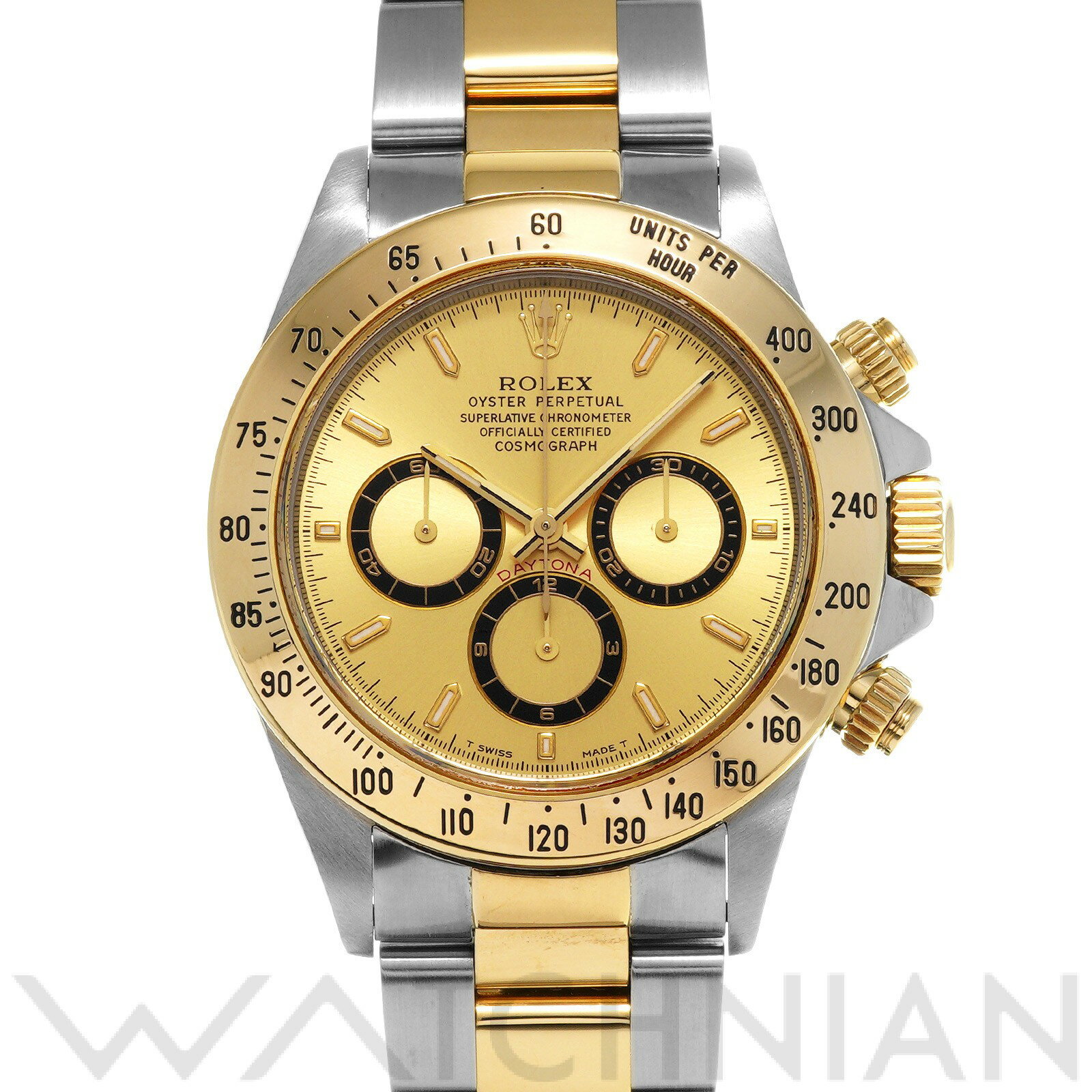 【中古】 ロレックス ROLEX コスモグラフ デイトナ 16523 U番(1997年頃製造) シャンパン メンズ 腕時計