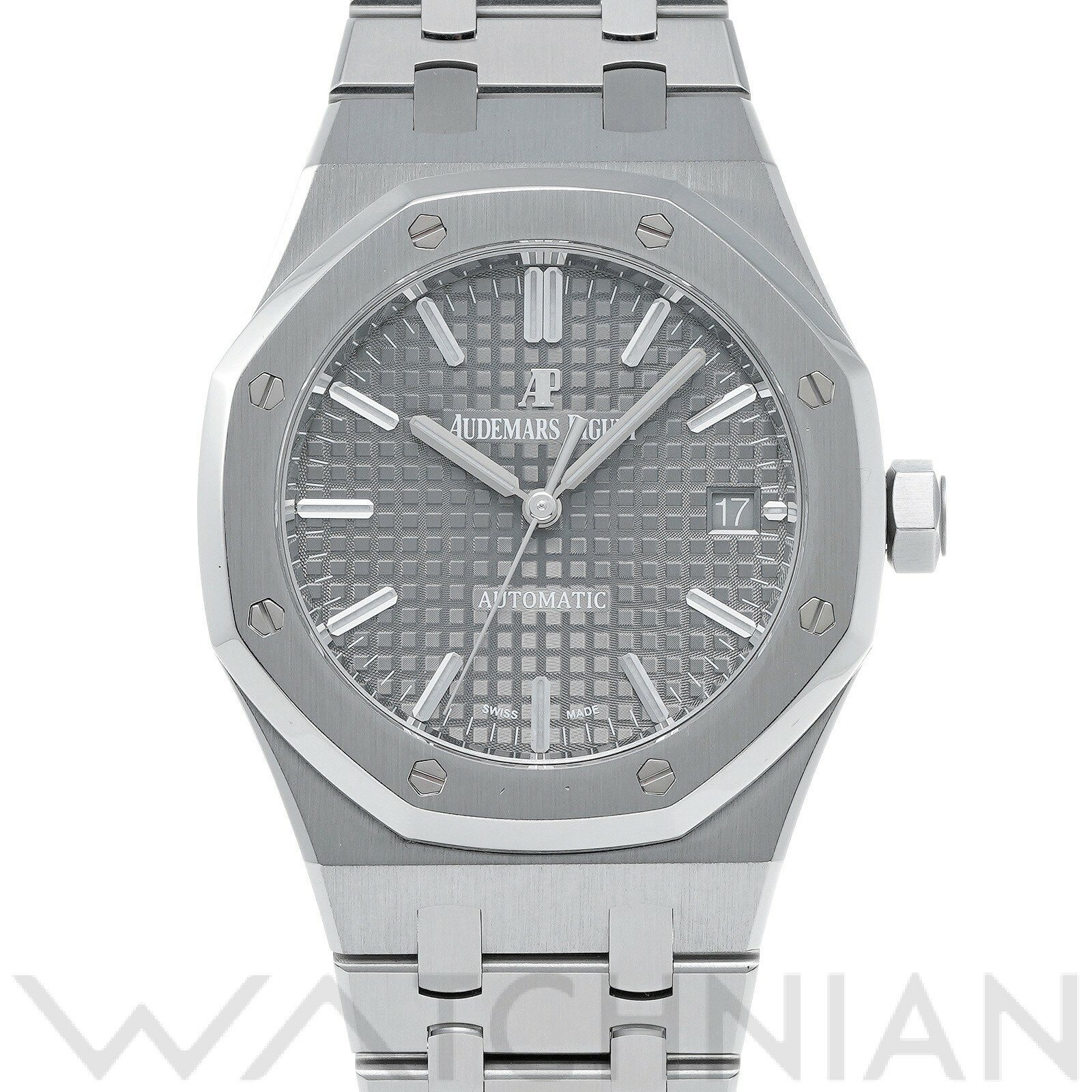 【中古】 オーデマ ピゲ AUDEMARS PIGUET ロイヤルオーク 15450ST.OO.1256ST.02 グレー ユニセックス 腕時計