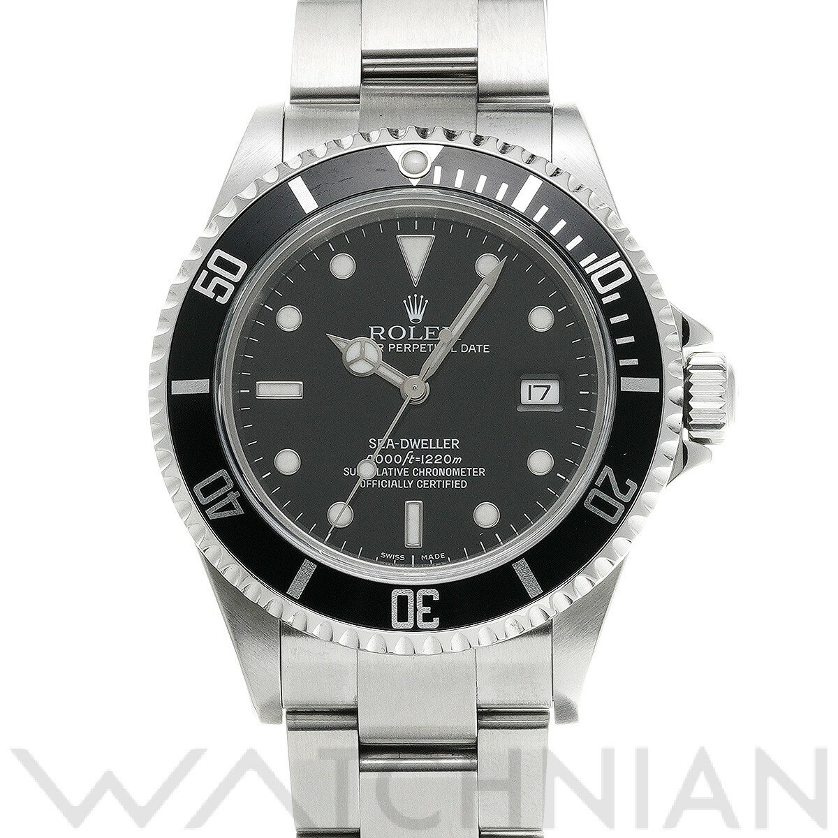 【中古】 ロレックス ROLEX シードゥエラー 16600 Z番(2006年頃製造) ブラック メンズ 腕時計