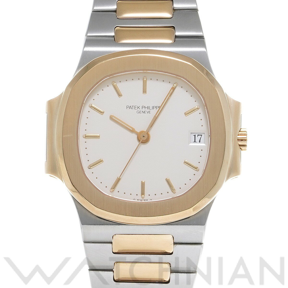 【中古】 パテック フィリップ PATEK PHILIPPE ノーチラス 3800/001 アイボリー レディース 腕時計