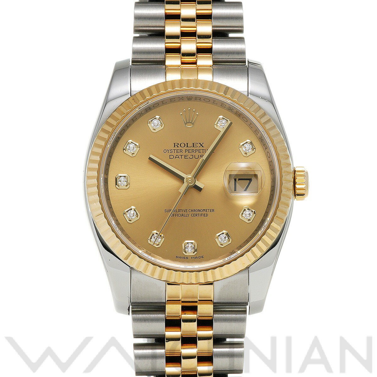 【中古】 ロレックス ROLEX デイトジャスト 36 116233G Z番(2007年頃製造) シ ...