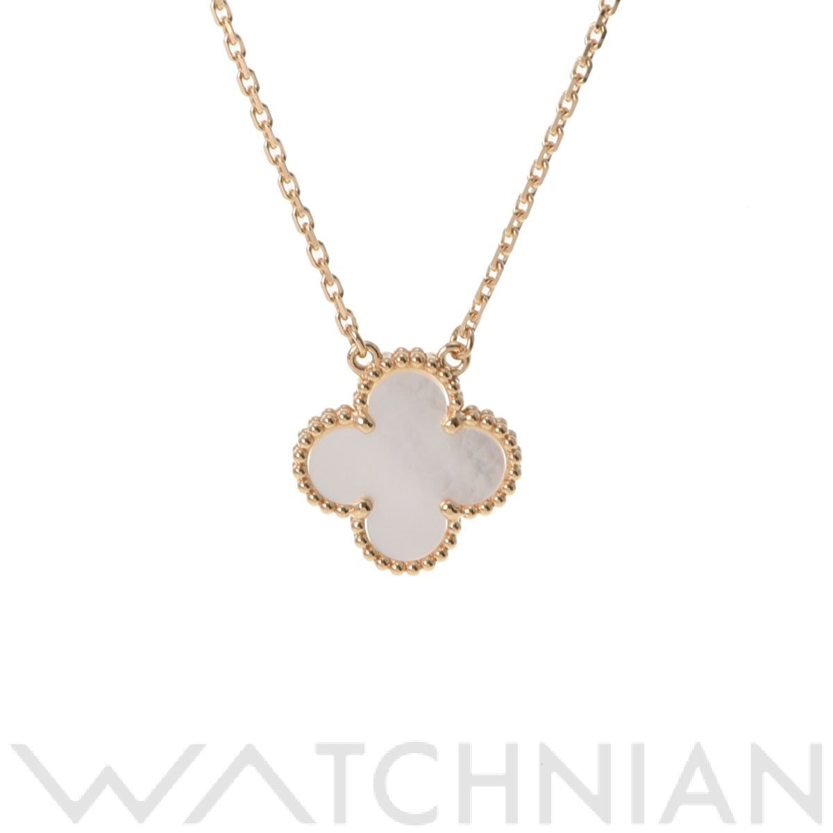 【中古】 ヴァン クリーフ&アーペル Van Cleef & Arpels ヴィンテージ アルハンブラ 1PD マザーオブパール VCARA45900 K18イエローゴールド/MOP レディース ネックレスのサムネイル