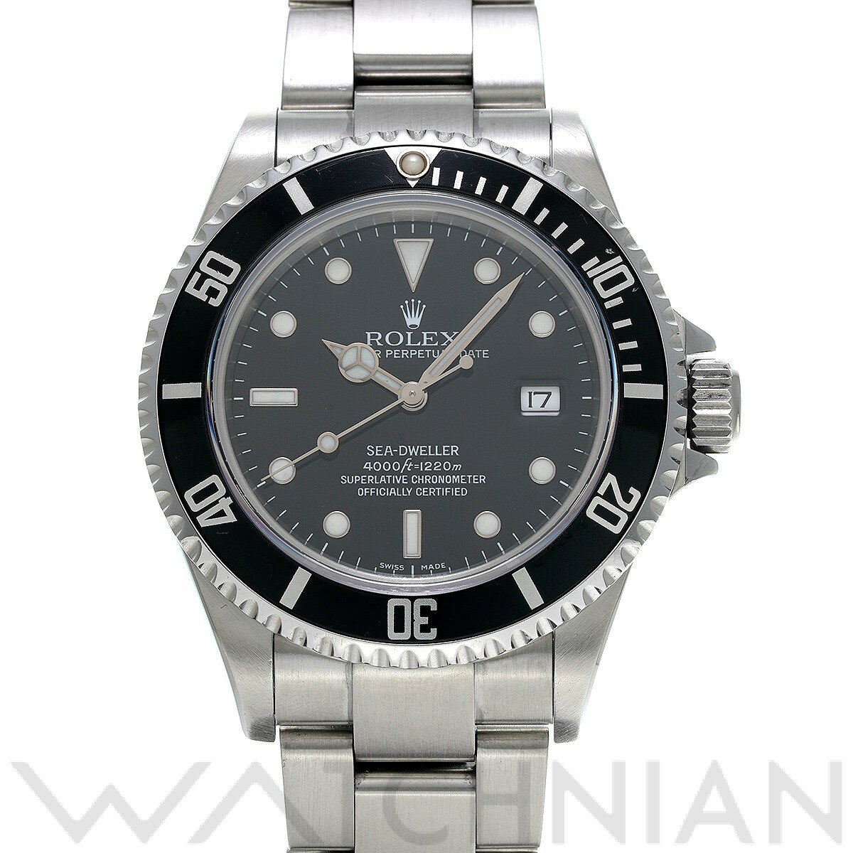 【中古】 ロレックス ROLEX シードゥエラー 16600 M番(2007年頃製造) ブラック メンズ 腕時計