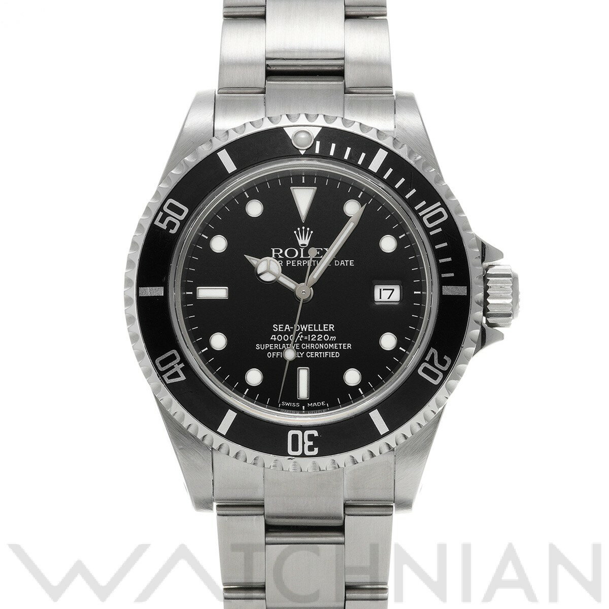 【中古】 ロレックス ROLEX シードゥエラー 16600 Y番(2003年頃製造) ブラック メンズ 腕時計