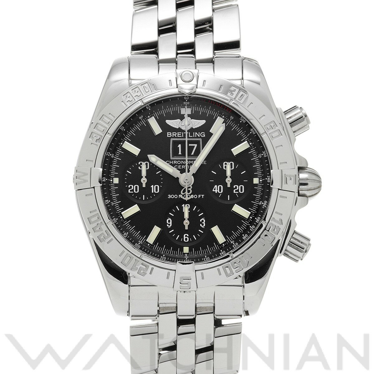 【中古】 ブライトリング BREITLING ブラックバード A439B11PAS ブラック メンズ ...