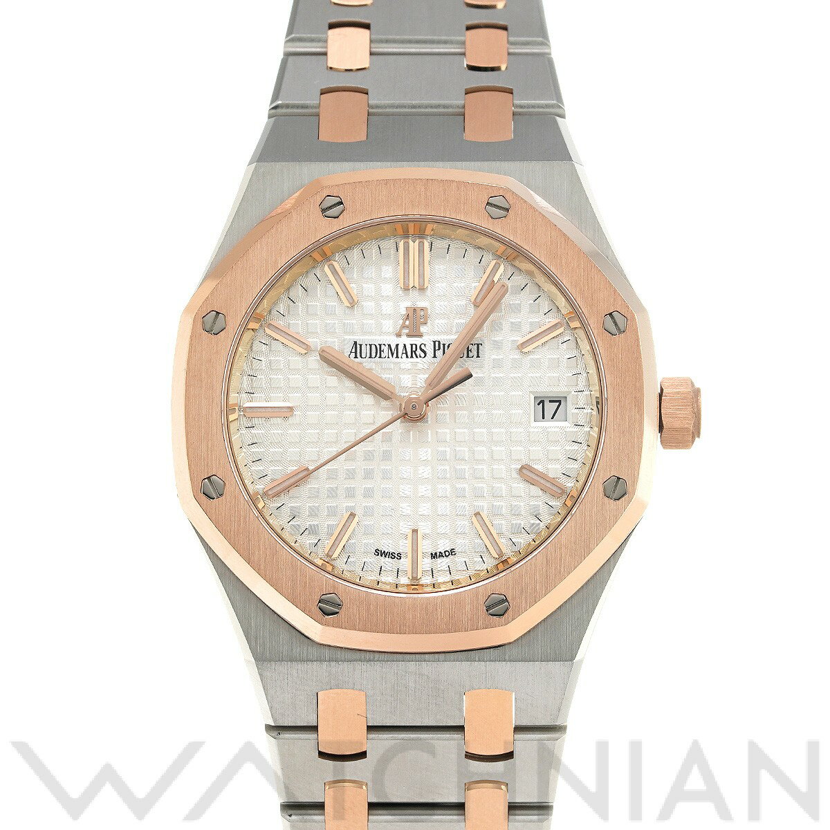 【中古】 オーデマ ピゲ AUDEMARS PIGUET ロイヤルオーク 77350SR.OO.1261SR.01 シルバー レディース 腕時計