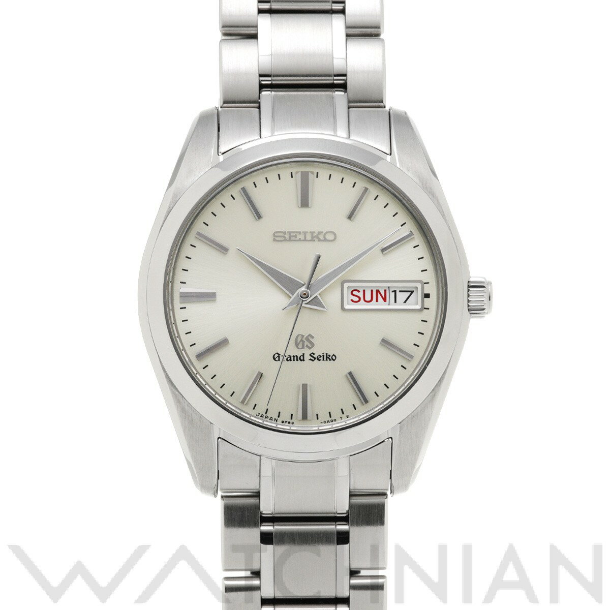 【中古】 グランドセイコー Grand Seiko クォーツ SBGT035 シルバー メンズ 腕時 ...