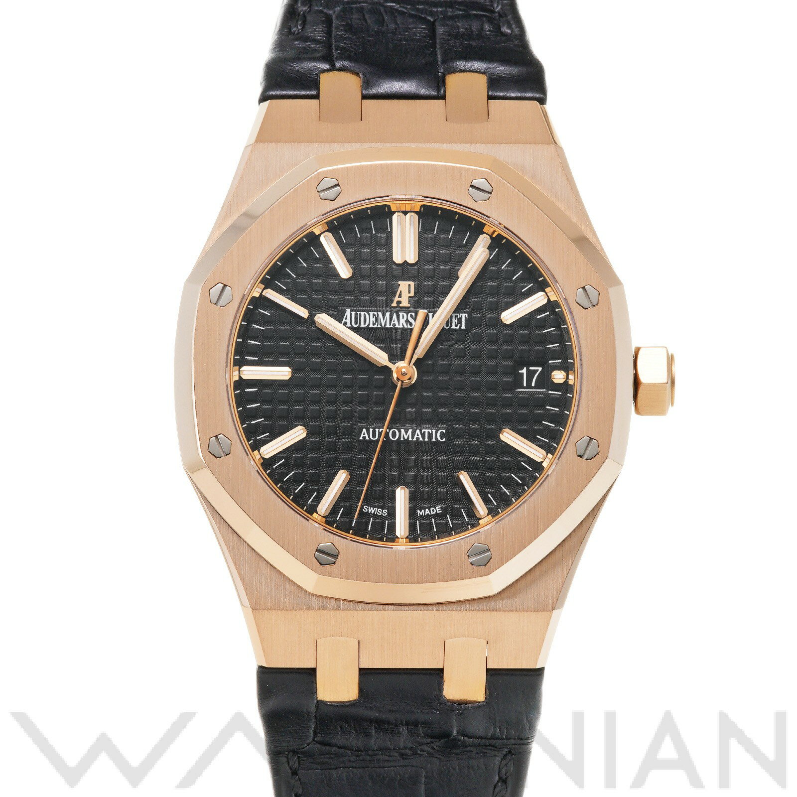 【中古】 オーデマ ピゲ AUDEMARS PIGUET ロイヤルオーク 15450OR.OO.D002CR.01 ブラック ユニセックス 腕時計