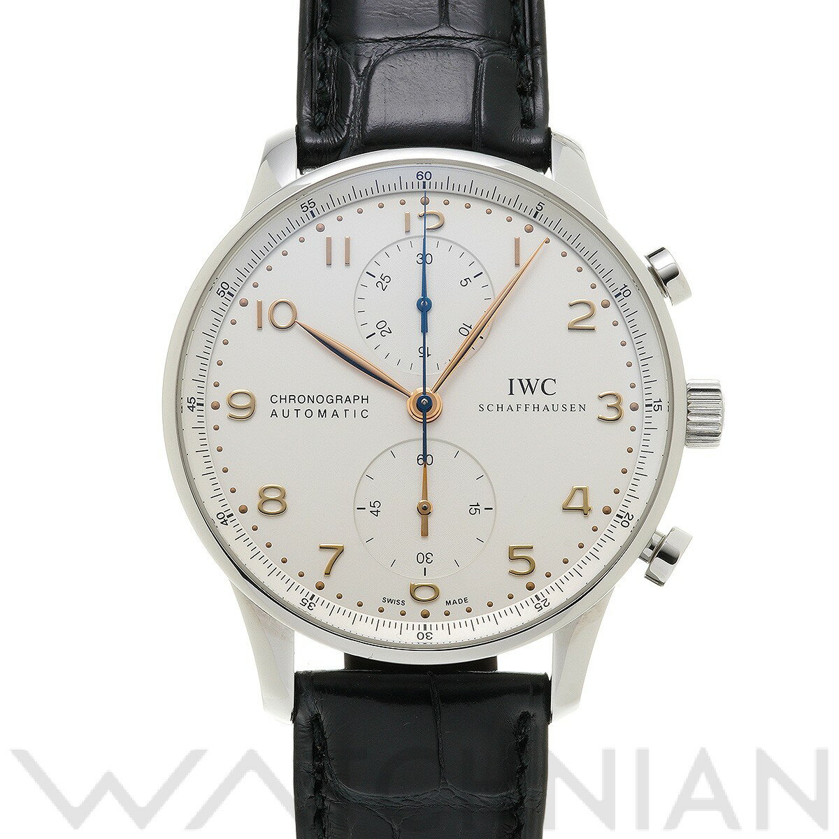 【中古】 インターナショナルウォッチカンパニー IWC ポルトギーゼ クロノグラフ IW371445 ...