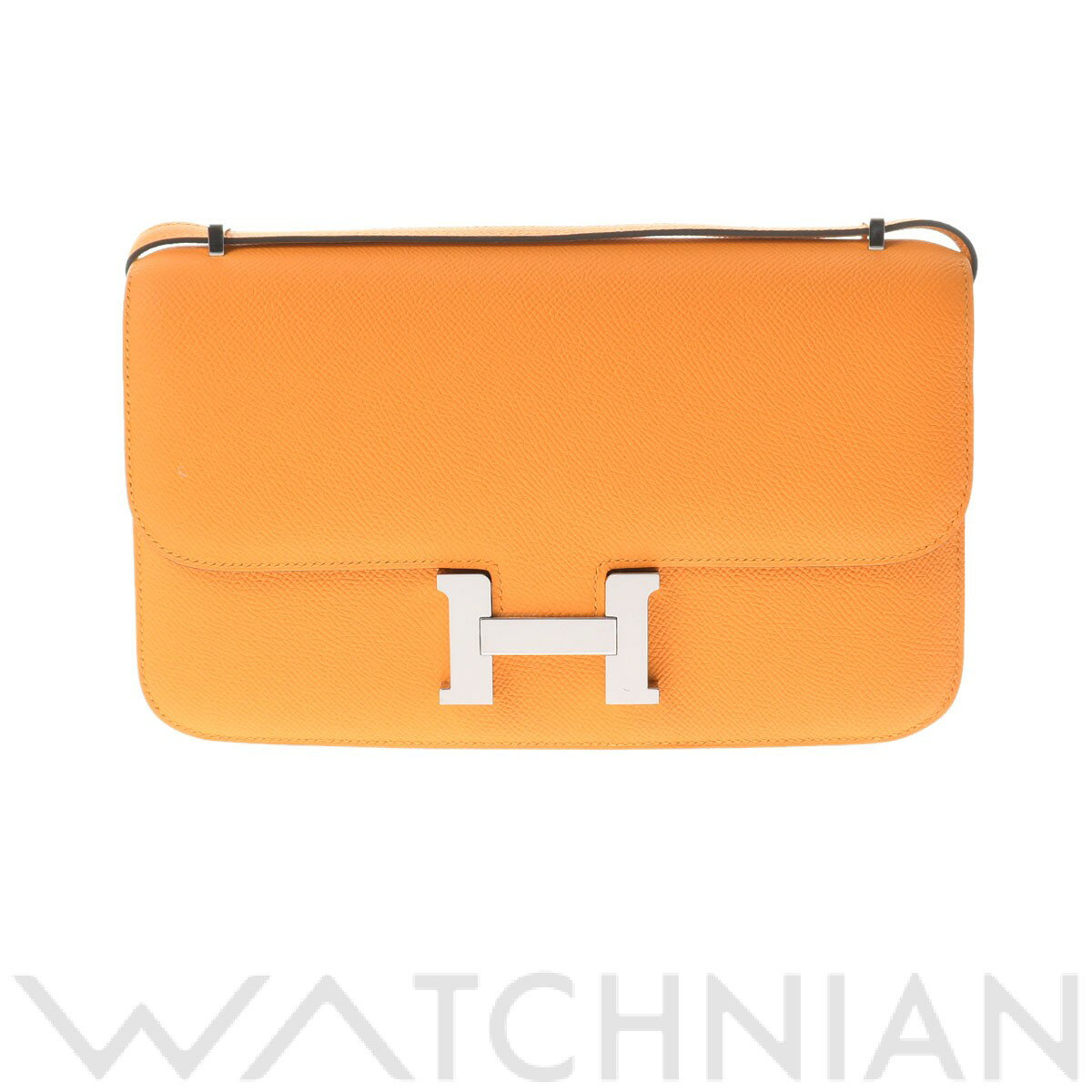 【4種選べるクーポン】【ローン60回払い無金利】【中古】 エルメス HERMES コンスタンス エラン SPオーダー ジョーヌドール/パラジウム金具 ヴォーエプソン レディース ショルダーバッグ