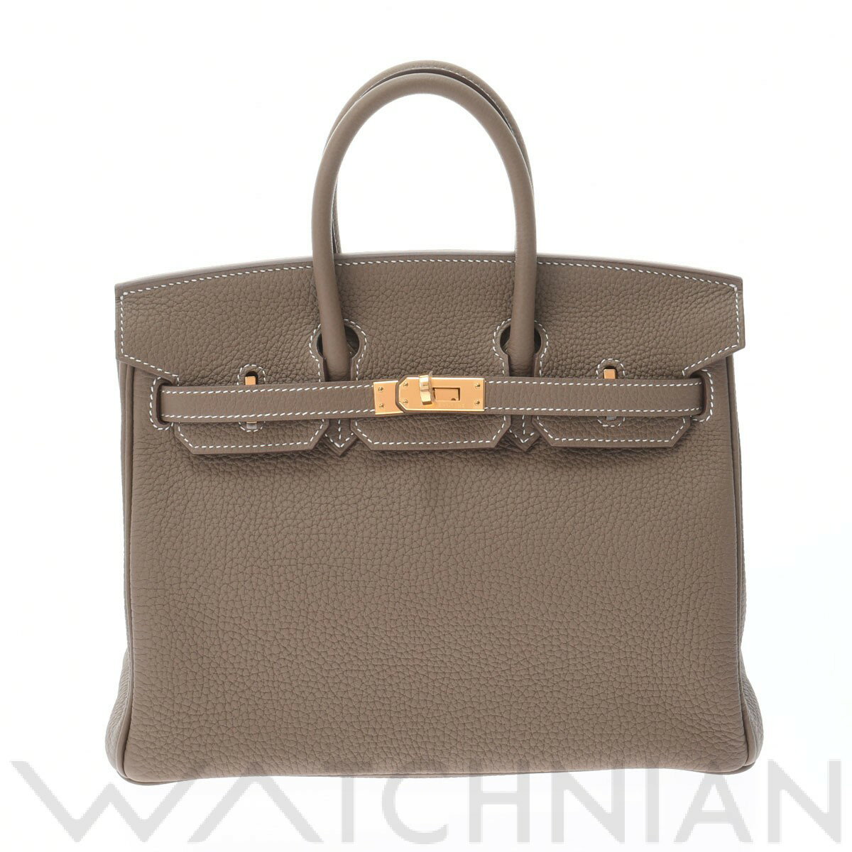 【新品】 エルメス HERMES バーキン 25 エトゥープ/ゴールド金具 トゴ レディース ハンドバッグのサムネイル