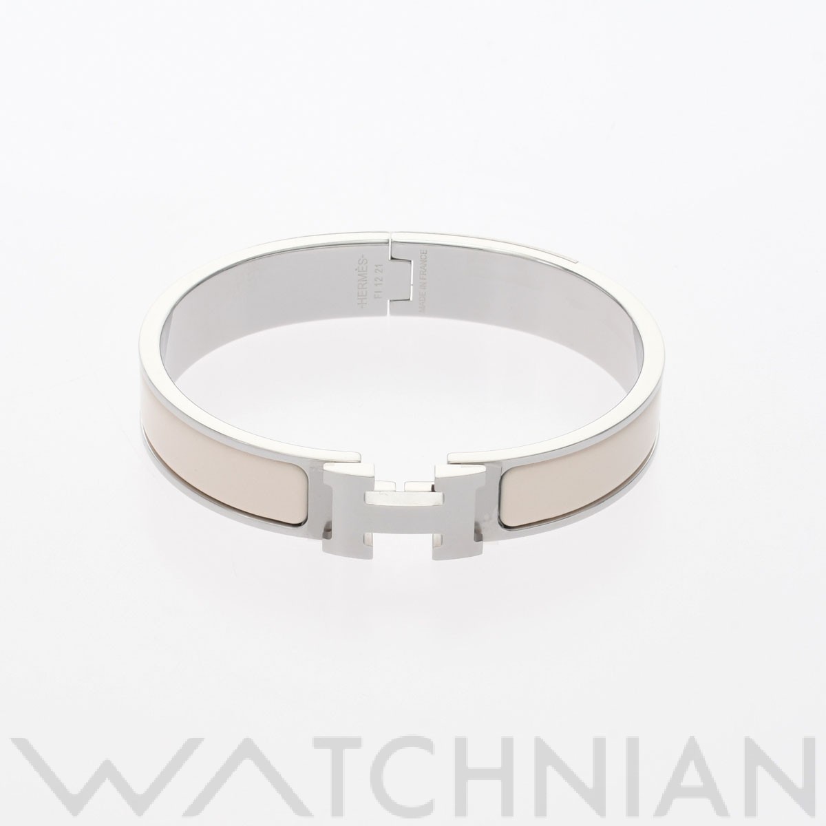 【未使用】 エルメス HERMES クリックH ナタ/パラジウム金具 エナメル レディース ブレスレットのサムネイル