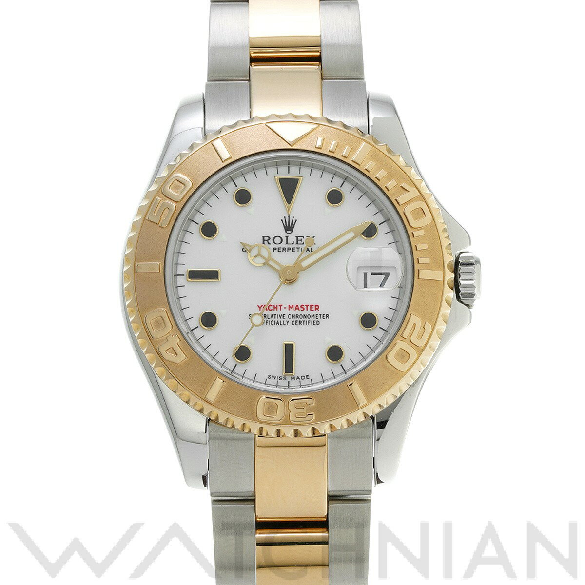 【中古】 ロレックス ROLEX ヨットマスター 34 168623 A番(1999年頃製造) ホワ ...