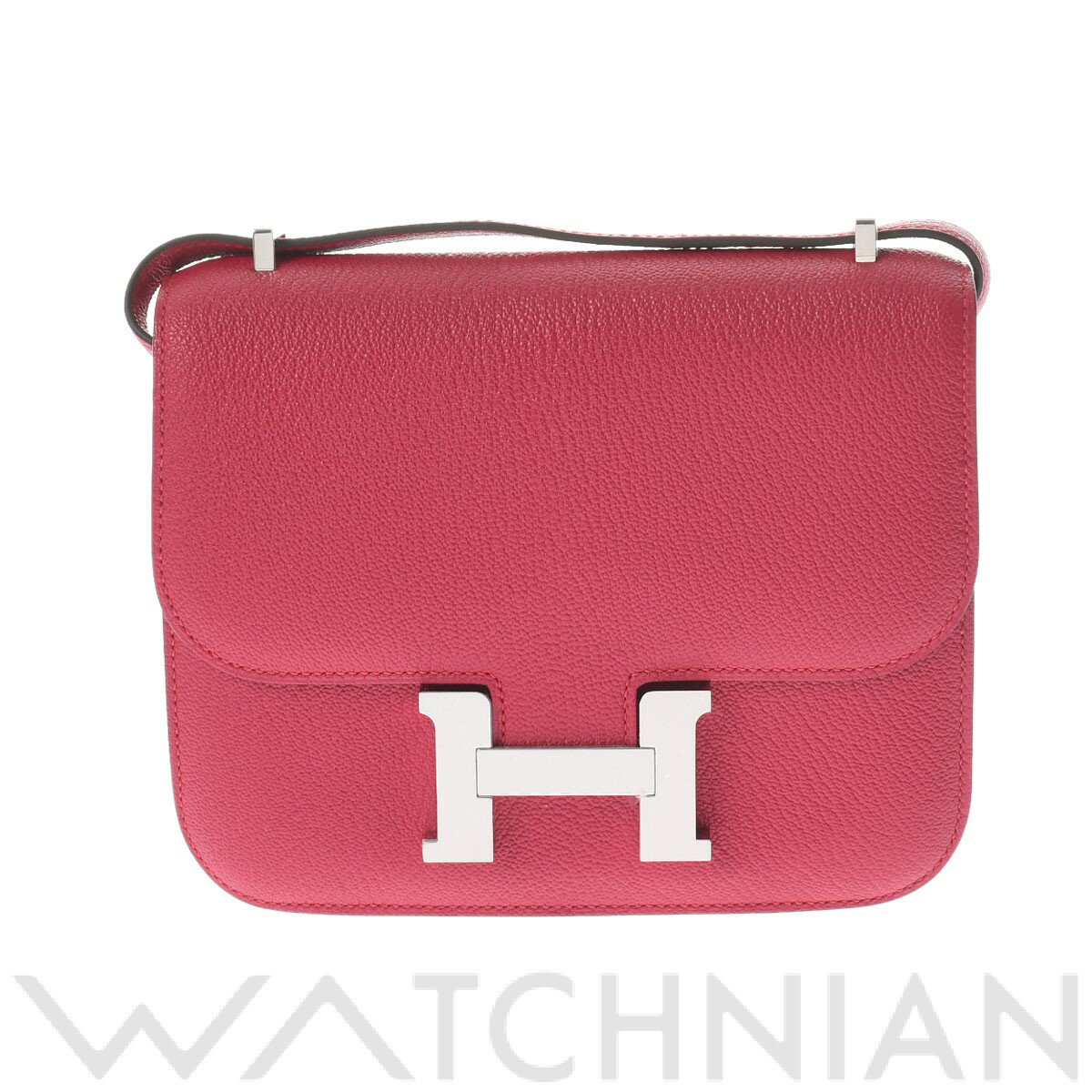 【新品】 エルメス HERMES コンスタンス ミニ18 フランボワーズ/パラジウム金具 シェーブル レディース ショルダーバッグのサムネイル