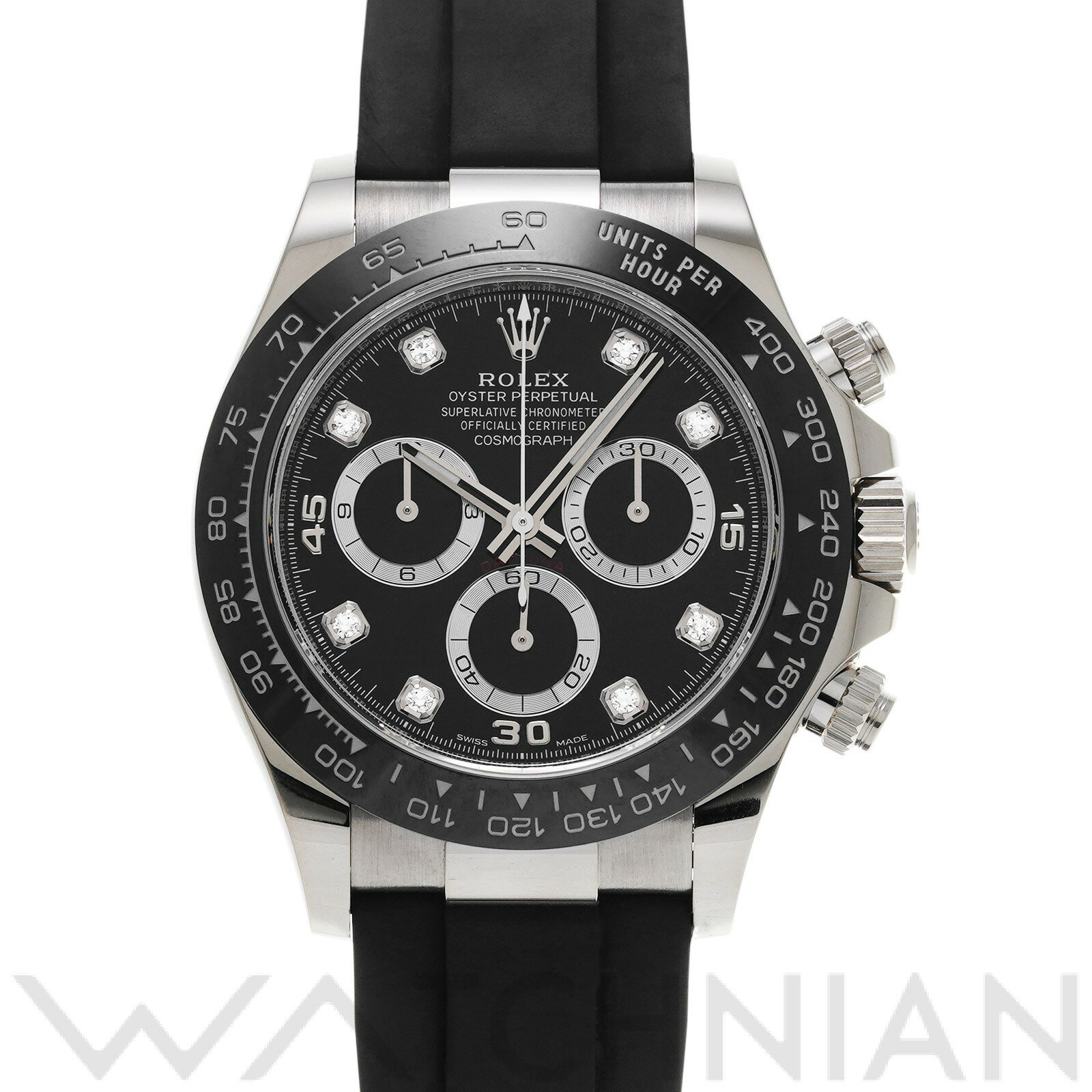 【中古】 ロレックス ROLEX コスモグラフ デイトナ 116519LNG ランダムシリアル ブラック/ダイヤモンド メンズ 腕時計