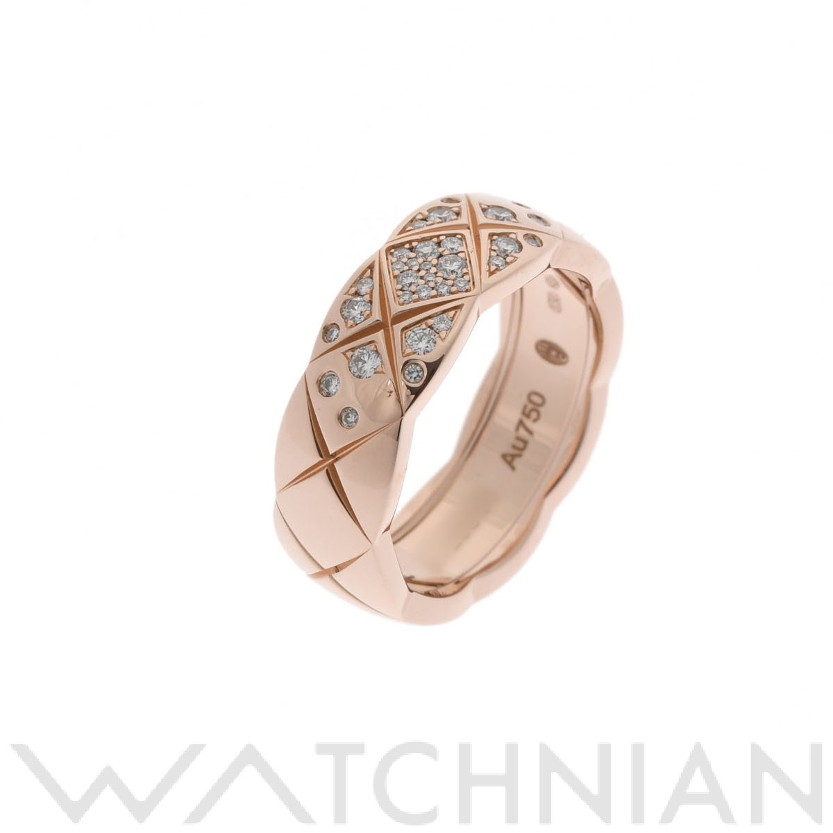 【最大3万円OFFクーポン-7/3】【中古】 シャネル CHANEL ココクラッシュ リング #52 ハーフダイヤ J11101 K18ピンクゴールド ダイヤモンド レディース リング・指輪のサムネイル