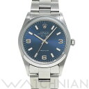 【中古】 ロレックス ROLEX エアキング 14000 U番(1997年頃製造) ブルー メンズ 腕時計