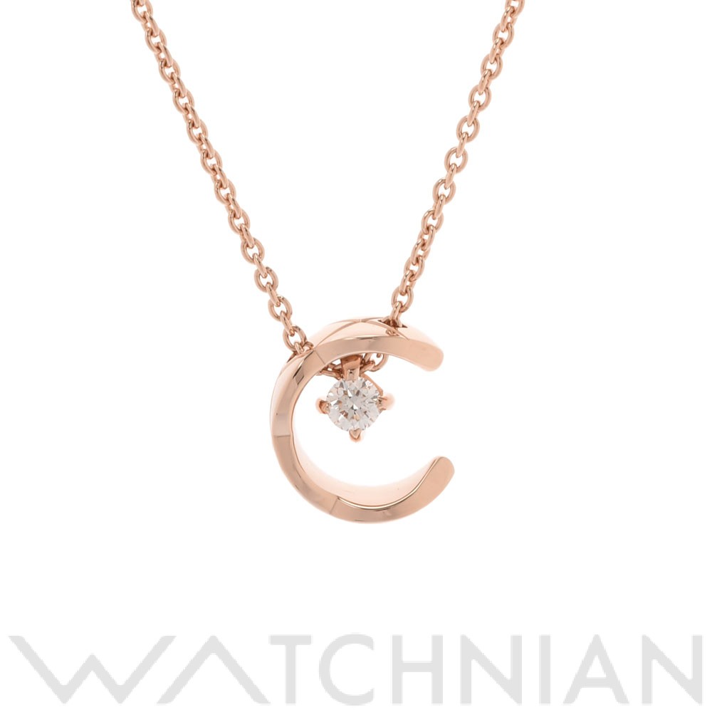 【中古】 シャネル CHANEL ココクラッシュ ネックレス 1Pダイヤ J12102 K18ピンクゴールド ダイヤモンド レディース ネックレスのサムネイル