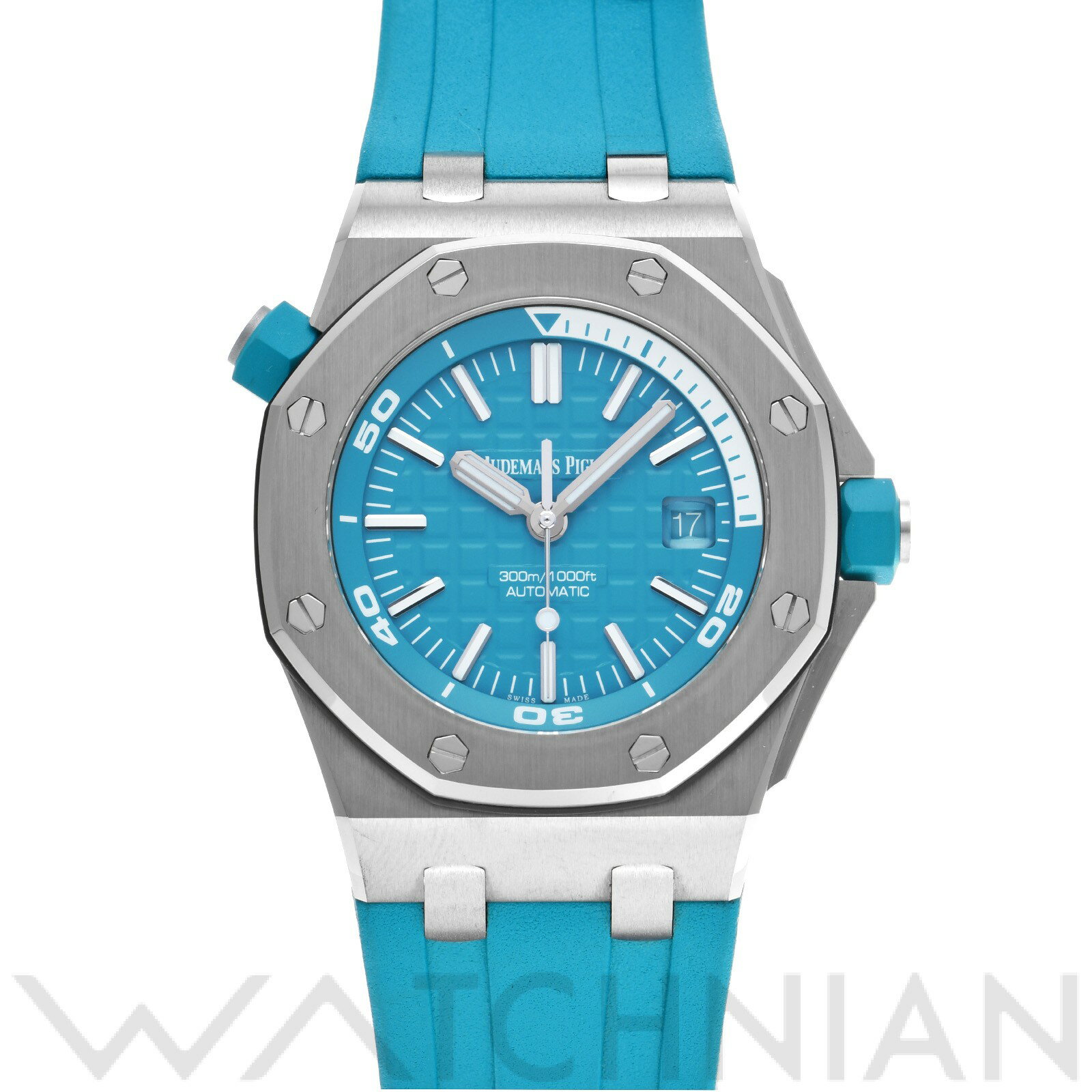 【中古】 オーデマ ピゲ AUDEMARS PIGUET ロイヤルオーク オフショア ダイバー 15710ST.OO.A032CA.01 ターコイズブルー メンズ 腕時計のサムネイル