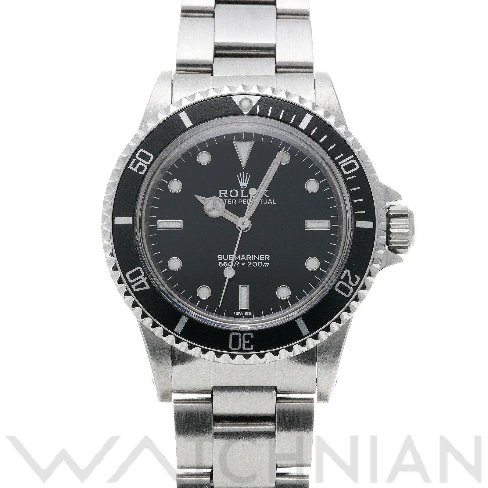 【ローン60回払い無金利】【中古】 ロレックス ROLEX サブマリーナ 5513 L番(1988年頃製造) ブラック メンズ 腕時計 黒 ブランド ロレックス腕時計 ウォッチ 高級腕時計