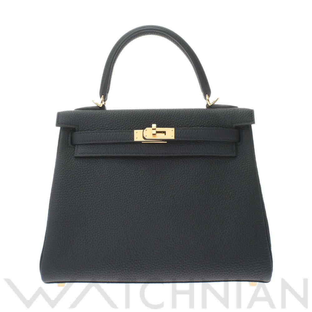 【未使用品】 エルメス HERMES ケリー 25 内縫い 2WAY 黒/ゴールド金具 トゴ レディース ハンドバッグのサムネイル