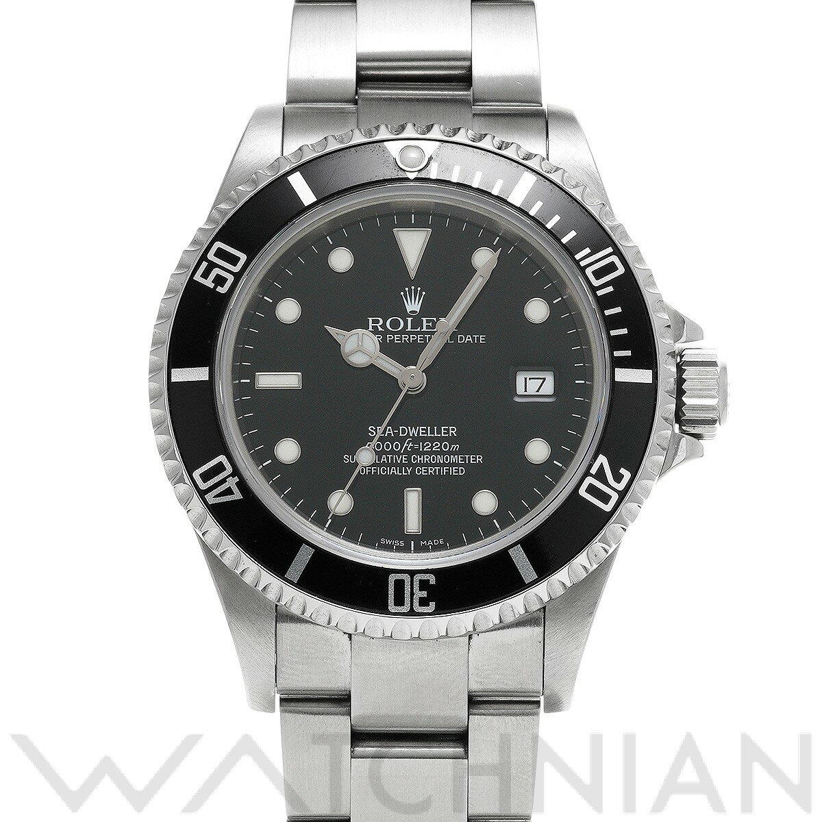 【ローン48回払い無金利】【中古】 ロレックス ROLEX シードゥエラー 16600 F番(2003年頃製造) ブラック メンズ 腕時計
