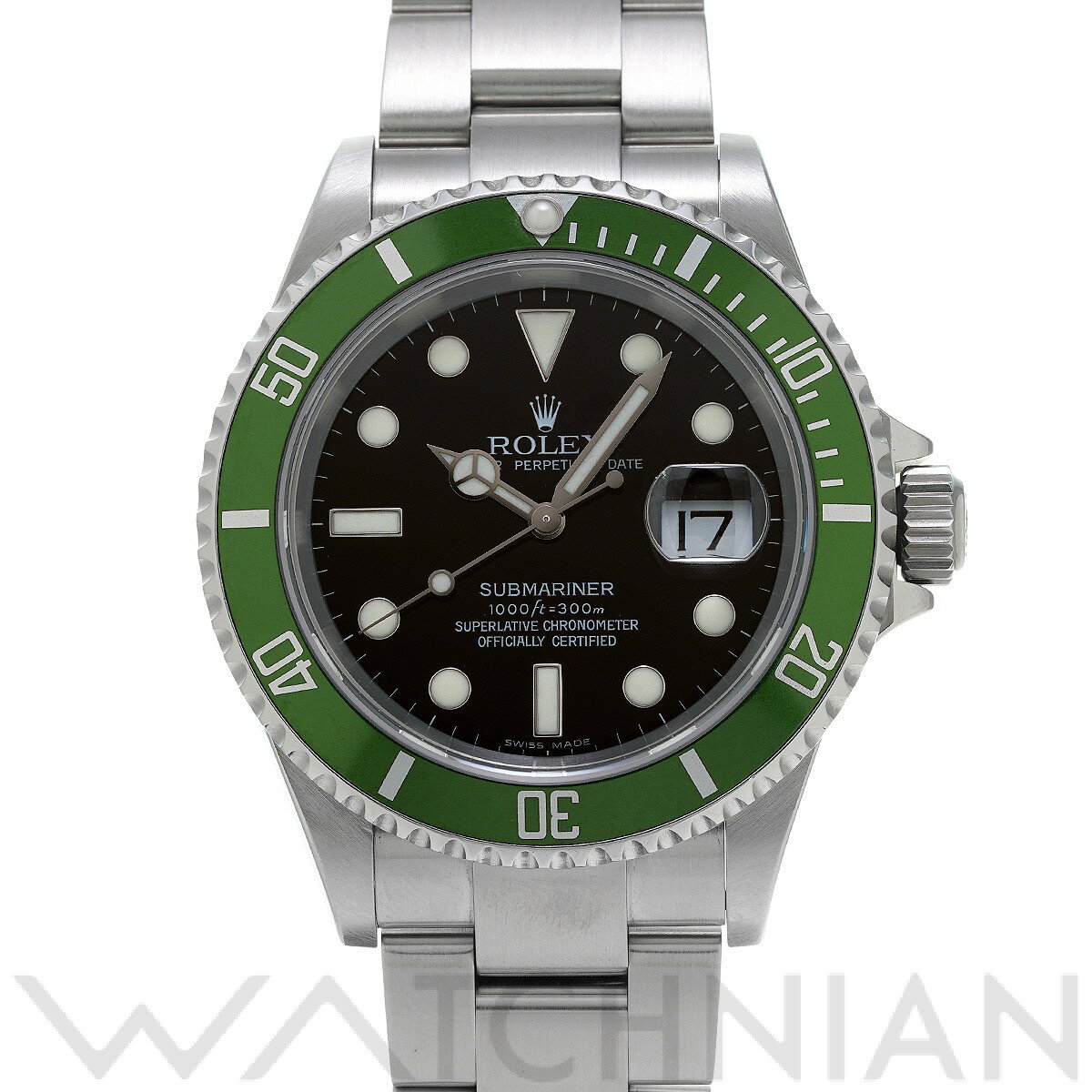 【5種選べるクーポン】【ローン60回払い無金利】【中古】 ロレックス ROLEX サブマリーナ デイト 16610LV D番(2005年頃製造) ブラック メンズ 腕時計