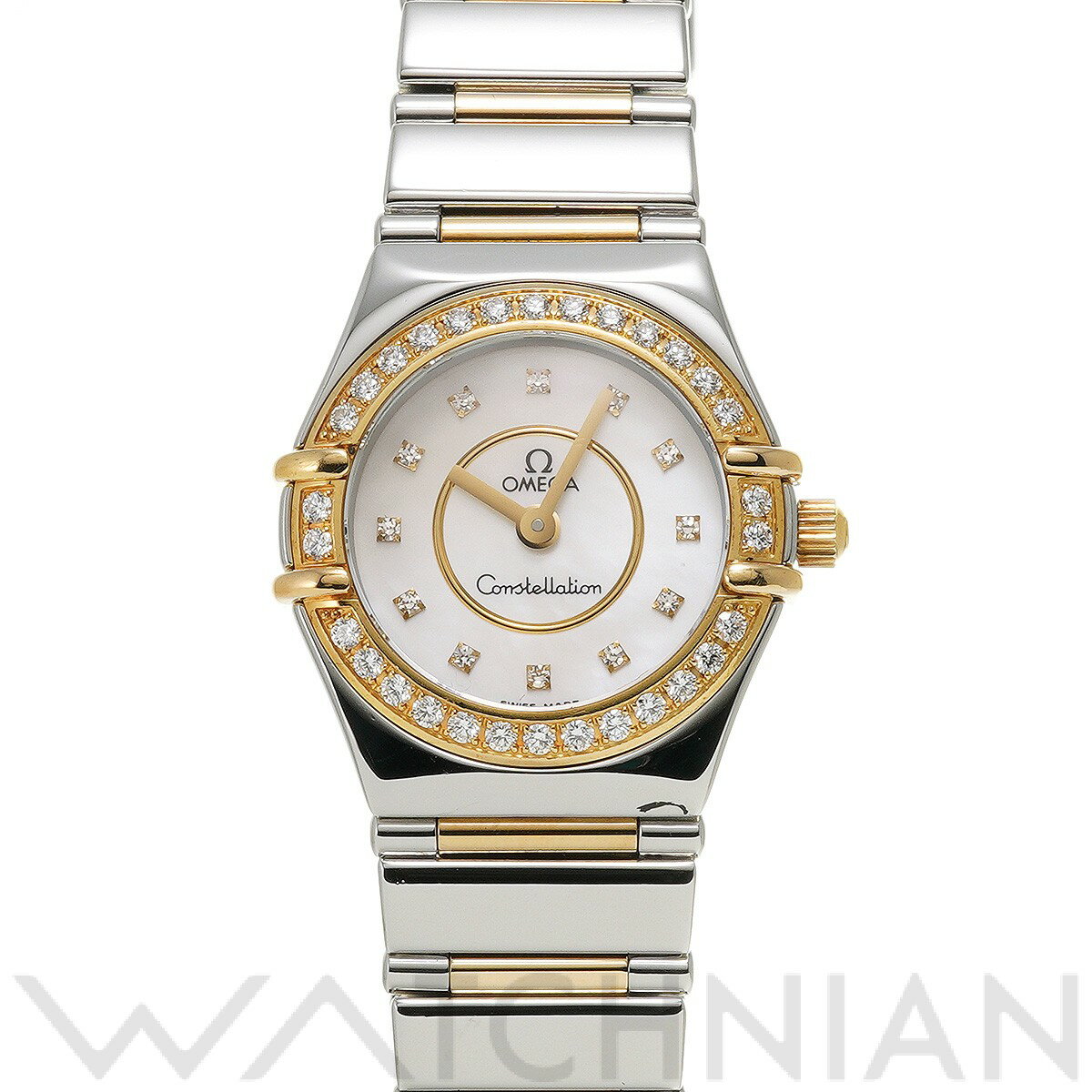 【中古】 オメガ OMEGA コンステレーション マイチョイス 1365.77 ホワイトシェル レディース 腕時計
