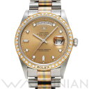 【4種選べるクーポン＆P2倍 5/5,6】【ローン60回払い無金利】【中古】 ロレックス ROLEX デイデイト トリドール 18129BIC R番(1987年頃製造) コパー/ダイヤモンド メンズ 腕時計