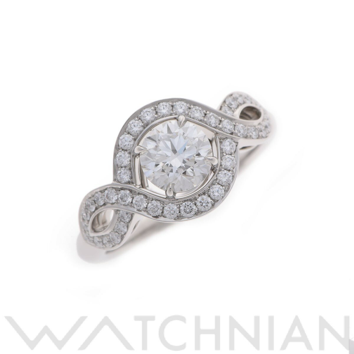 【中古】 ハリー ウィンストン HARRY WINSTON リリークラスター エンゲージメントリング ダイヤ0.70ct RGDPRD007LC-055 Pt950プラチナ ダイヤ レディース リング・指輪のサムネイル