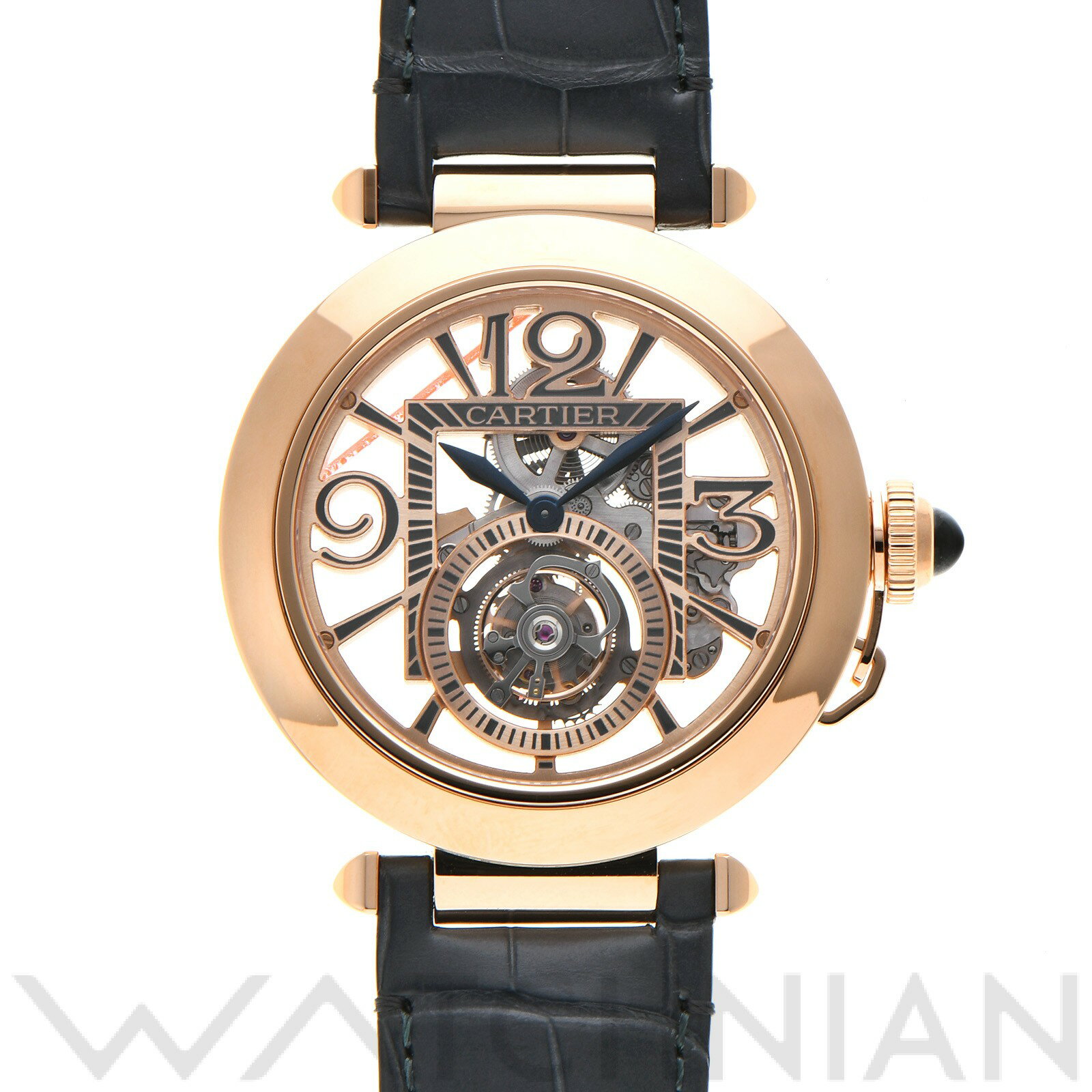 【中古】 カルティエ CARTIER パシャ ドゥ カルティエ 41ミリ トゥールビヨン WHPA0006 スケルトン メンズ 腕時計のサムネイル
