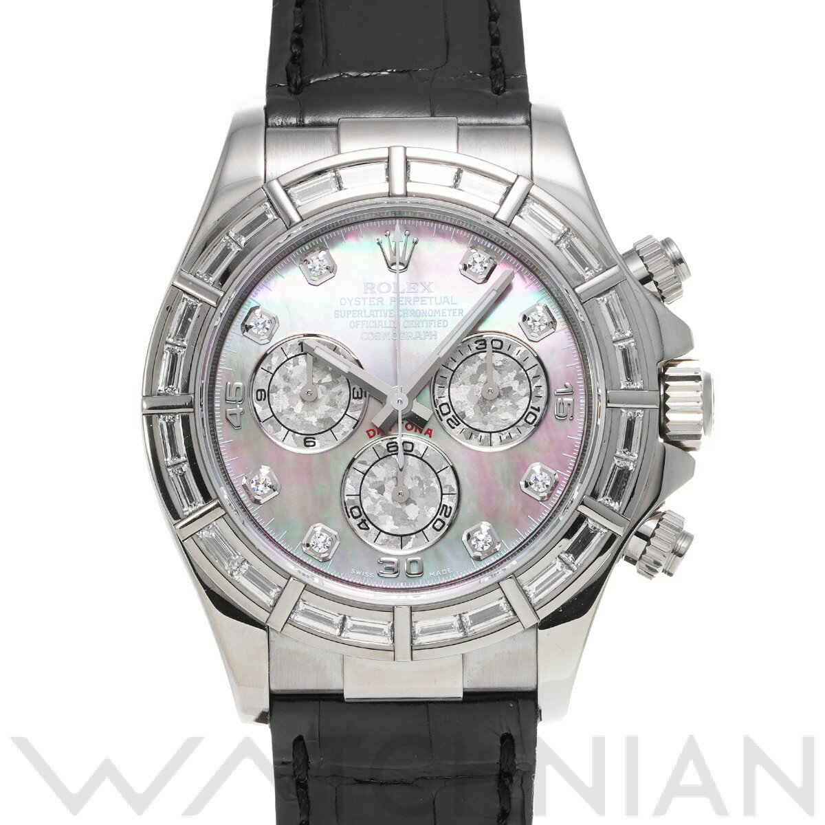 【中古】 ロレックス ROLEX コスモグラフ デイトナ 116589BR M番(2008年頃製造) ブラックシェル/ゴールドクリスタル/ダイヤモンド メンズ 腕時計