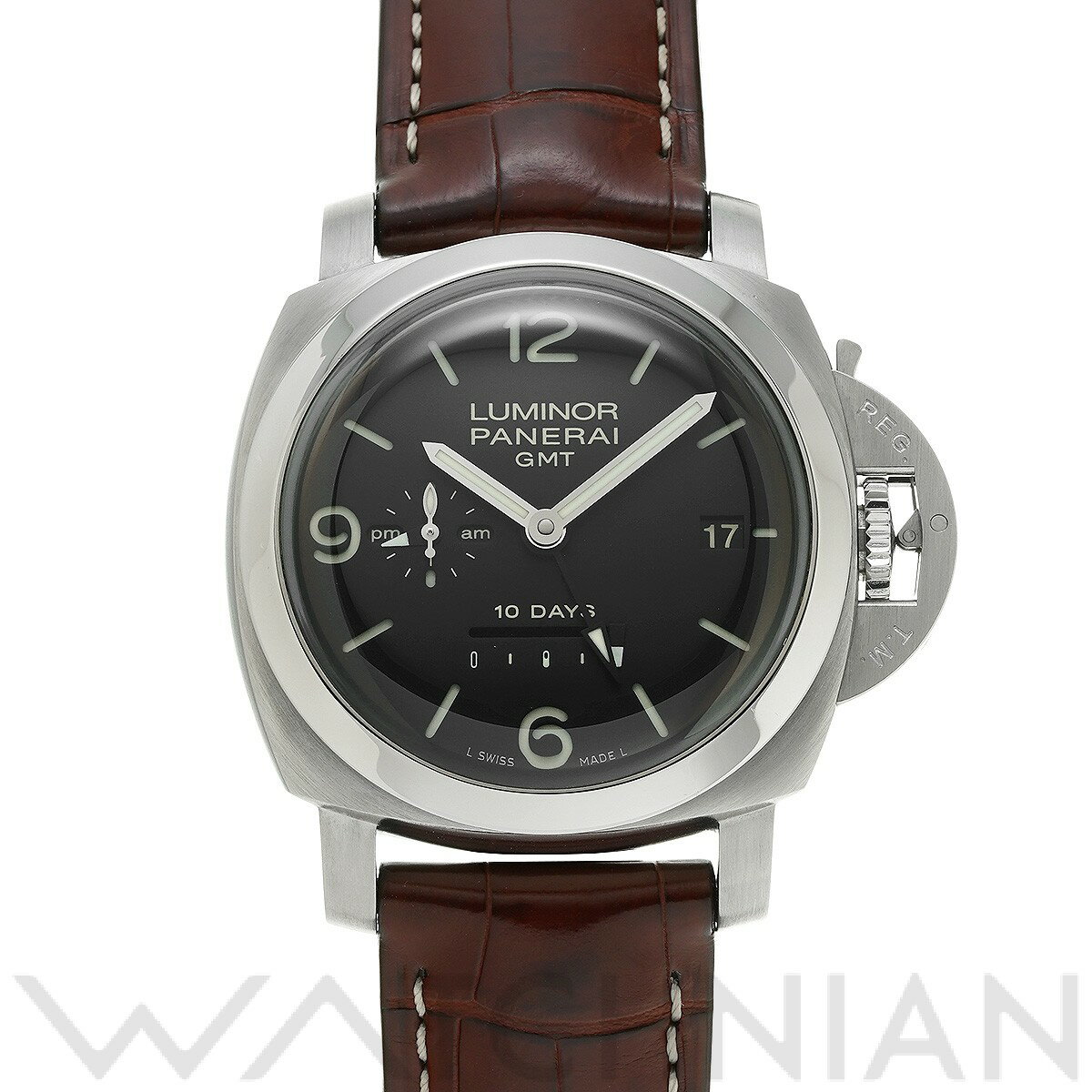 【中古】 パネライ PANERAI ルミノール 1950 10デイズ GMT パワーリザーブ アッチ ...