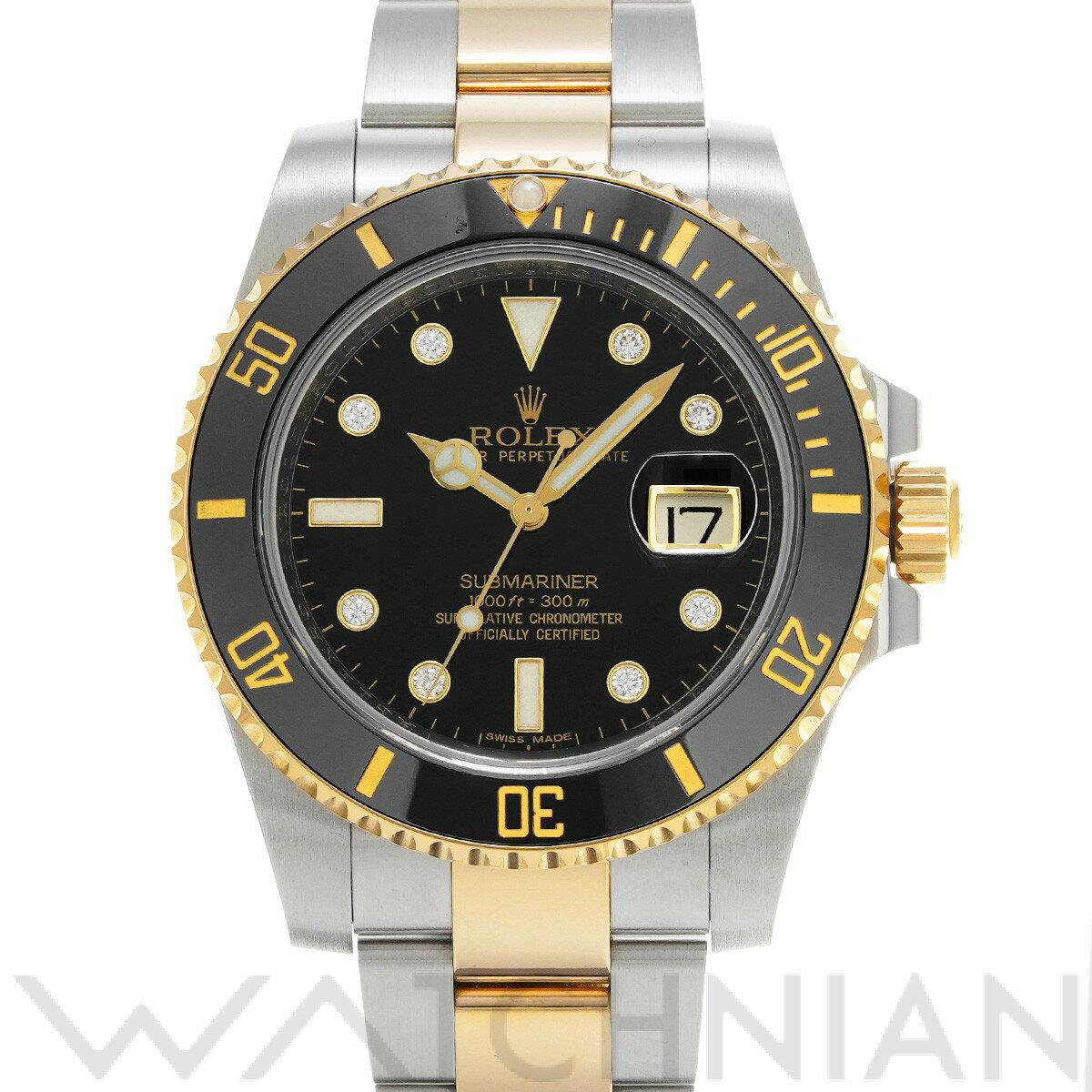 【中古】 ロレックス ROLEX サブマリーナ デイト 116613GLN ランダムシリアル ブラッ ...