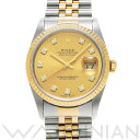 【中古】 ロレックス ROLEX デイトジャスト 16233G W番(1995年頃製造) シャンパン/ダイヤモンド メンズ 腕時計