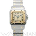 【中古】 カルティエ CARTIER サントス ガルベ LM W20011C4 シルバー メンズ 腕 ...