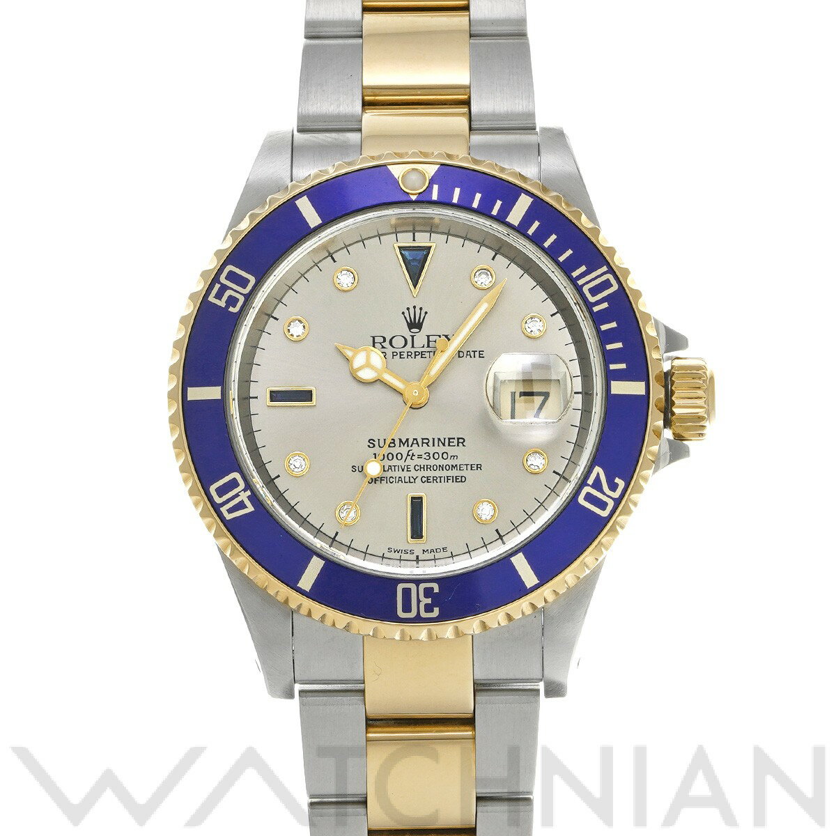 【中古】 ロレックス ROLEX サブマリーナ デイト 16613SG Y番(2003年頃製造) グ ...