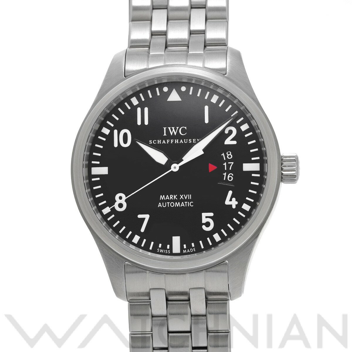 【中古】 インターナショナルウォッチカンパニー IWC パイロットウォッチ マーク XVII IW326504 ブラック メンズ 腕時計のサムネイル