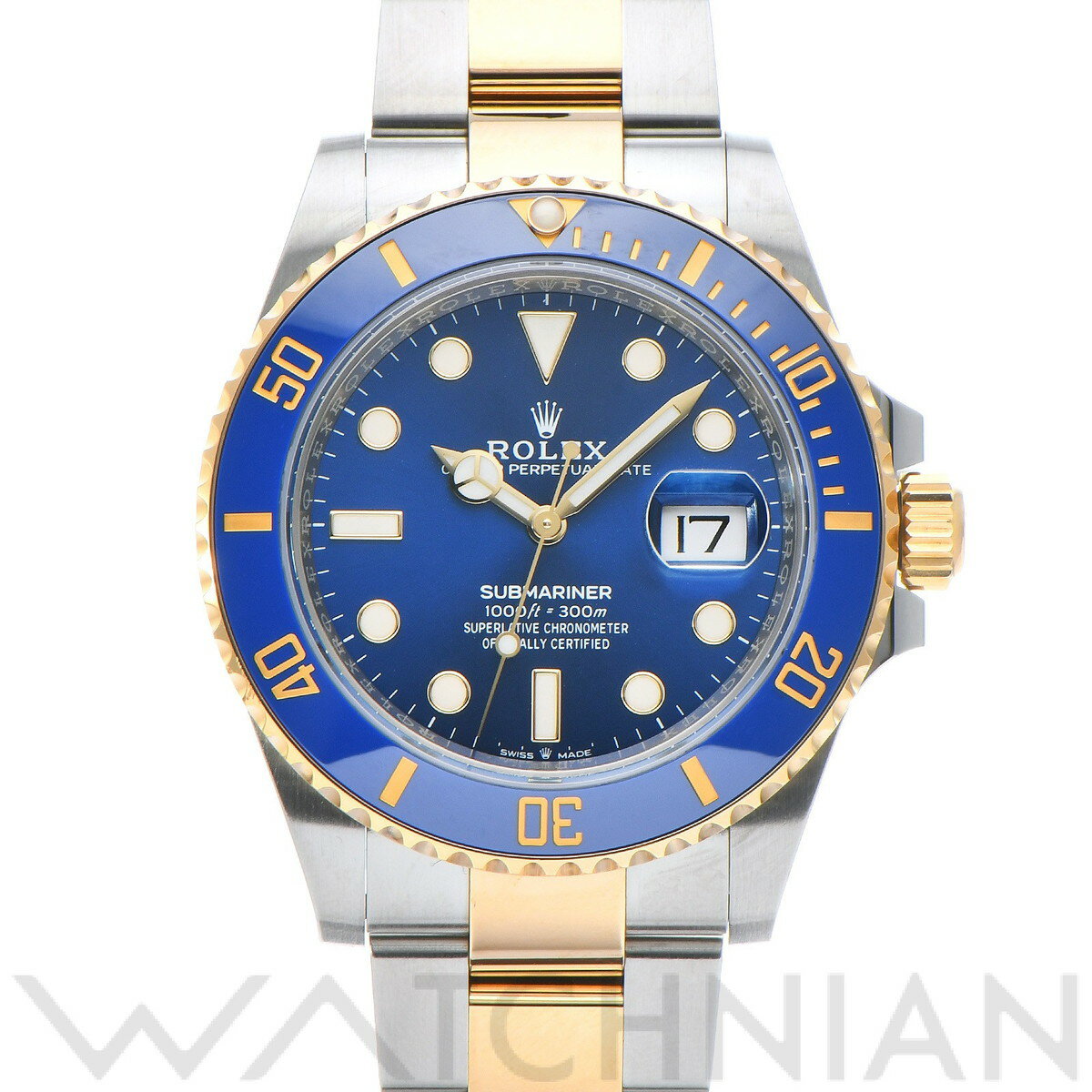 【4種選べるクーポン＆P2倍 5/20】【中古】 ロレックス ROLEX サブマリーナ デイト 126613LB ランダムシリアル ロイヤルブルー メンズ 腕時計