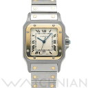 【中古】 カルティエ CARTIER サントス ガルベ LM W20011C4 シルバー メンズ 腕 ...